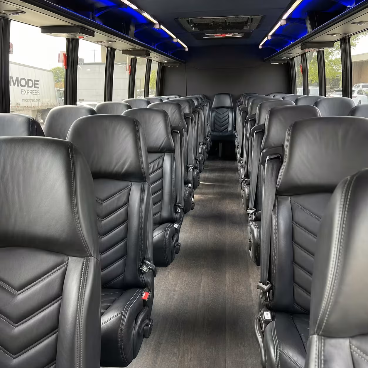 25 passenger minibus inside