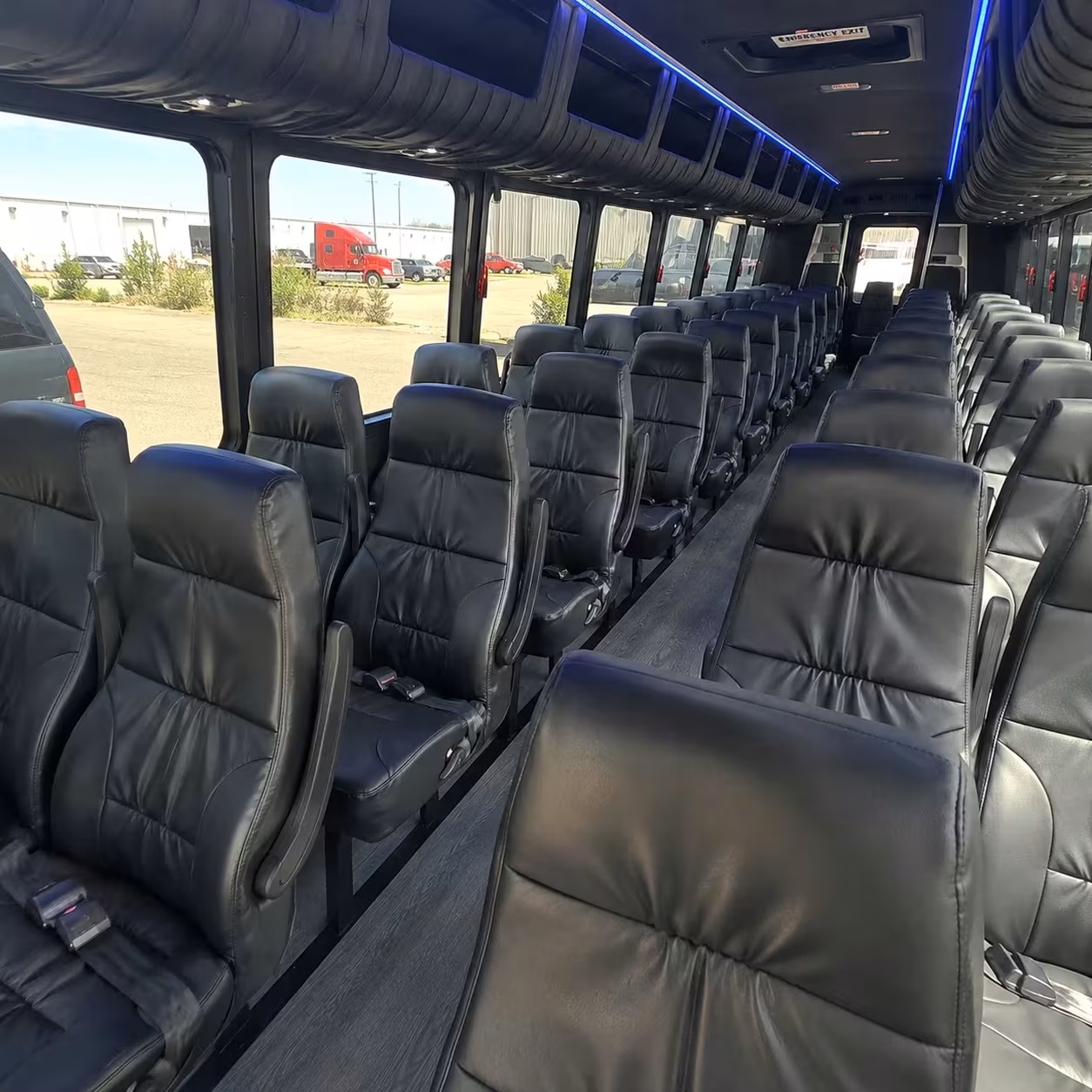35 passenger minibus inside