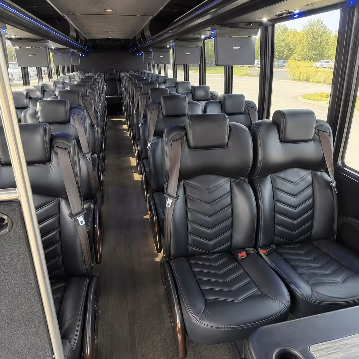 35 passenger minibus interior
