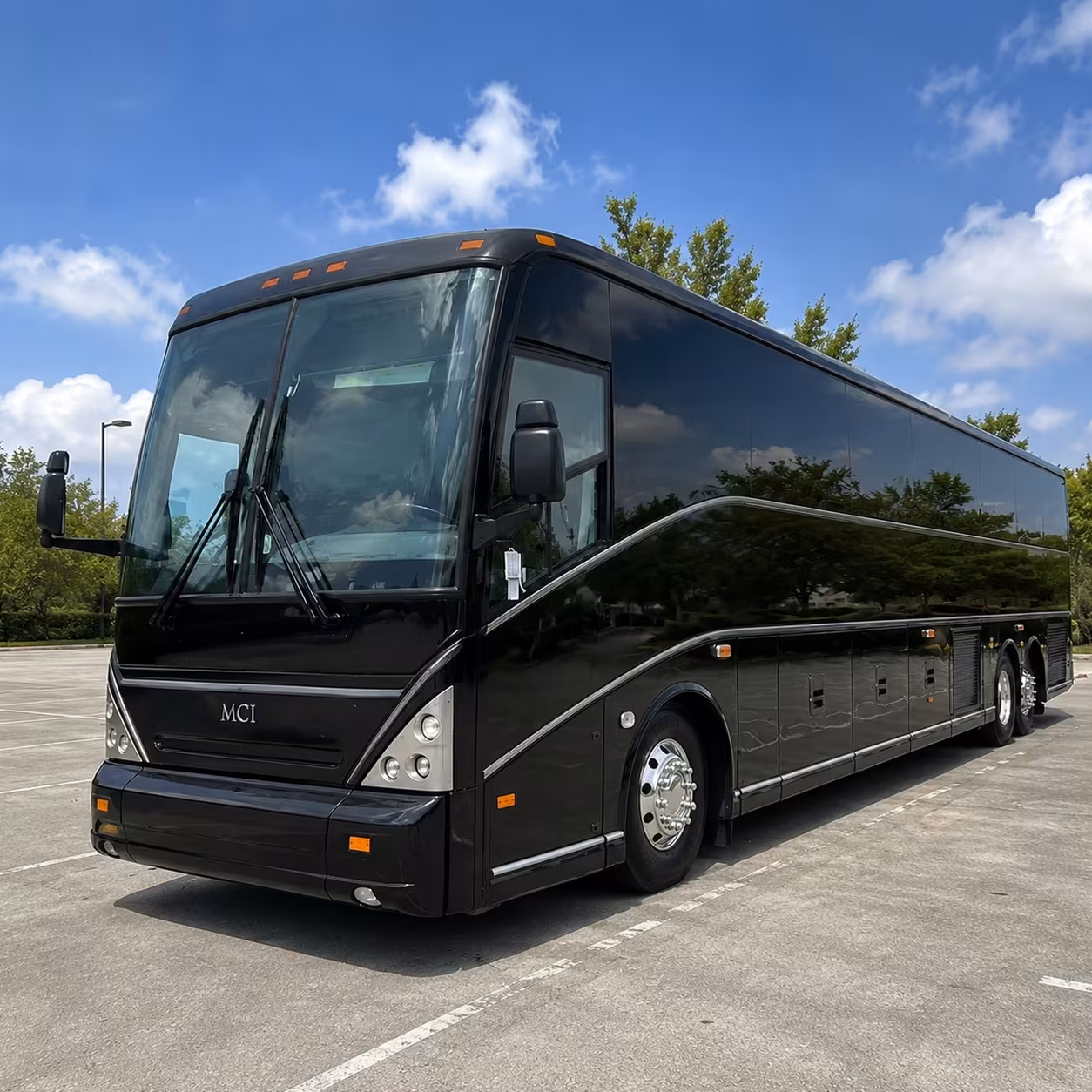 56 passenger charter bus