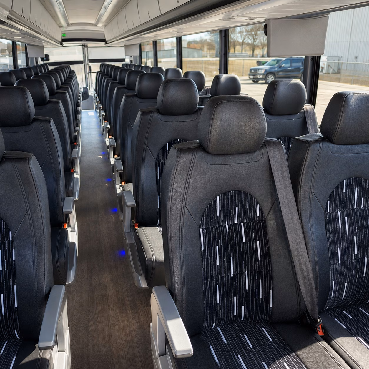 orange sports team fan transportation services